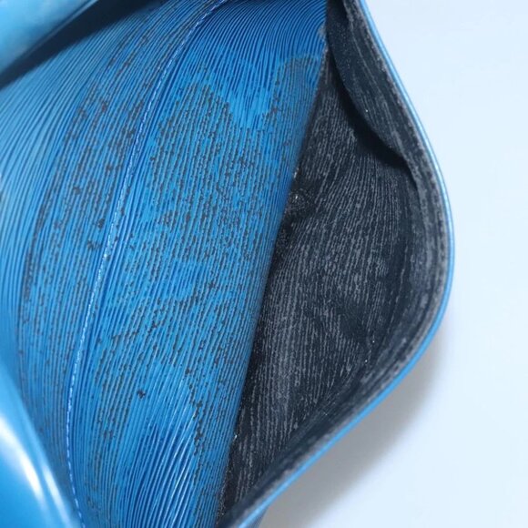 LOUIS VUITTON Epi Trocadero 27 Shoulder Bag Blue M52315 LV Auth MX007 - Picture 3 of 16